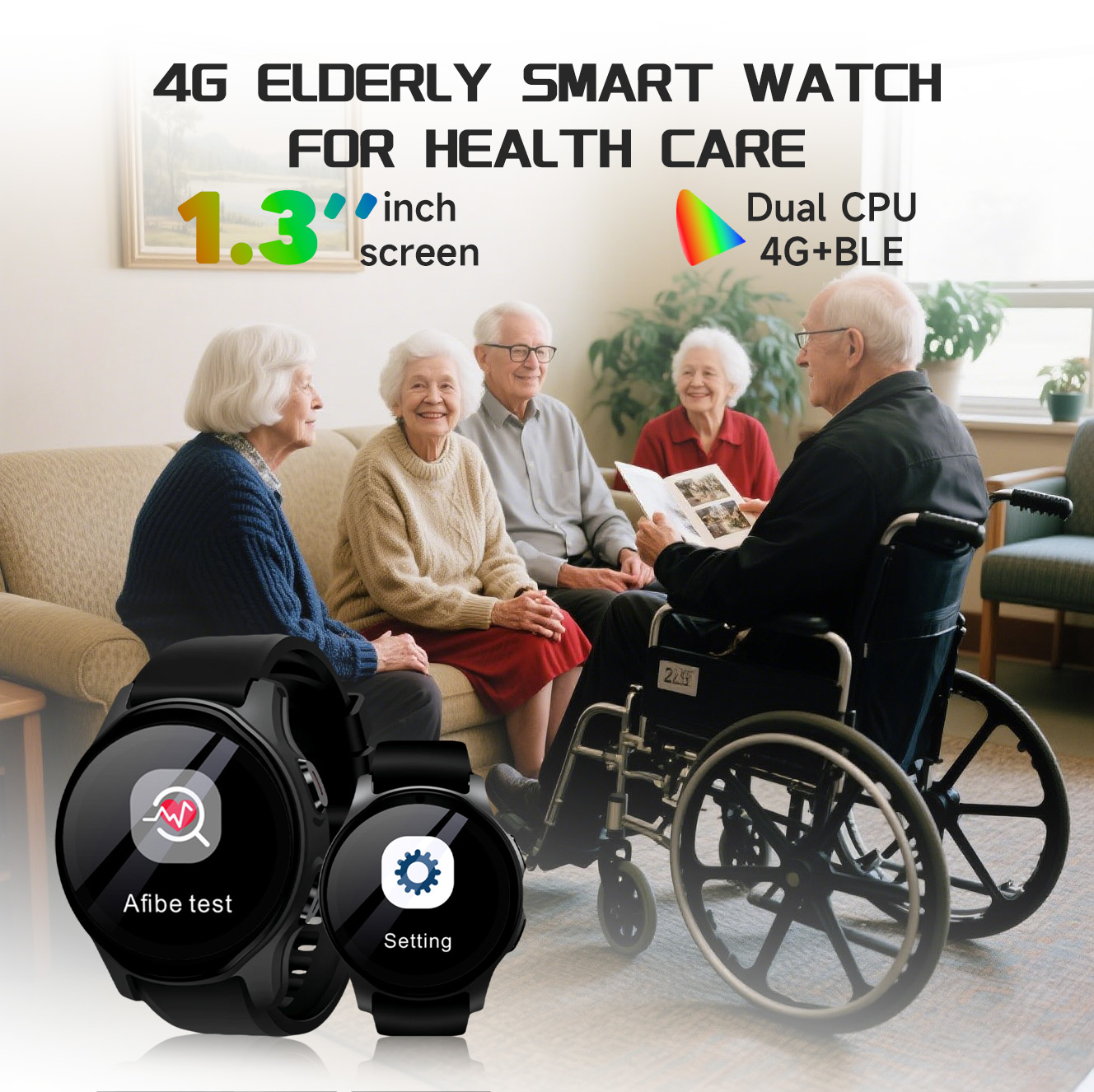 Nuovo Smartwatch 4G con GPS pe - Fall Detection Watch recensione e prezzo