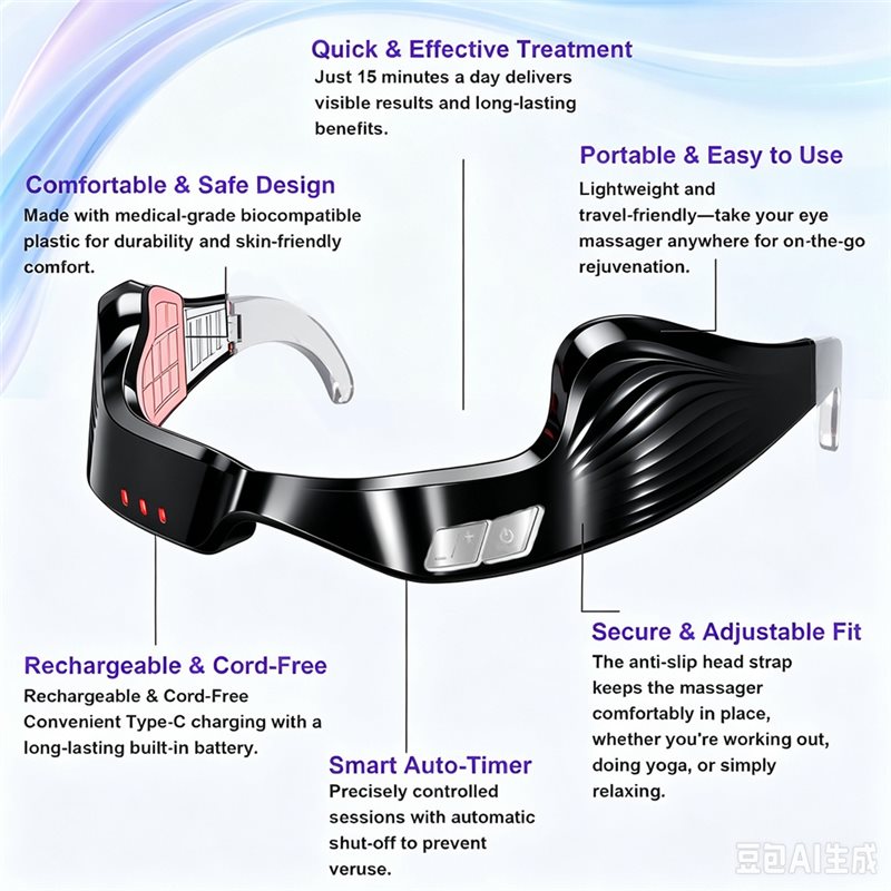 AA20-Dispositivo Occhiali per  - Light Therapy Glasses recensione e prezzo